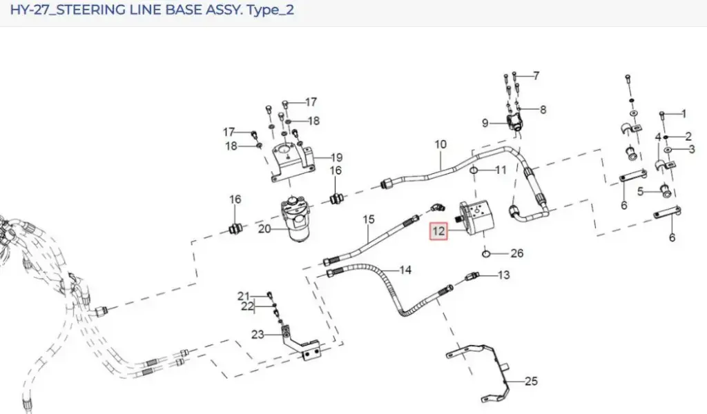 HYD. PUMP ASSY.-PS (12CC)2MTG.