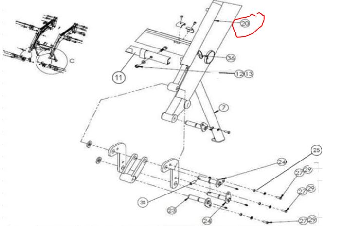Hydr. Cylinder Tilt
