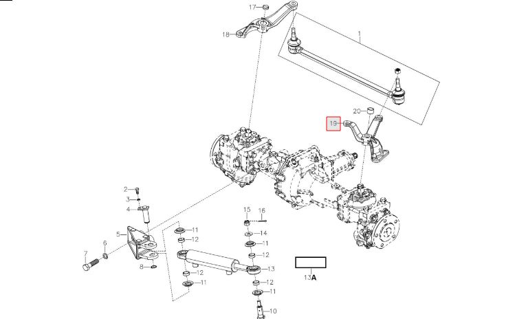ASSY STEERING ARM DOUBLE