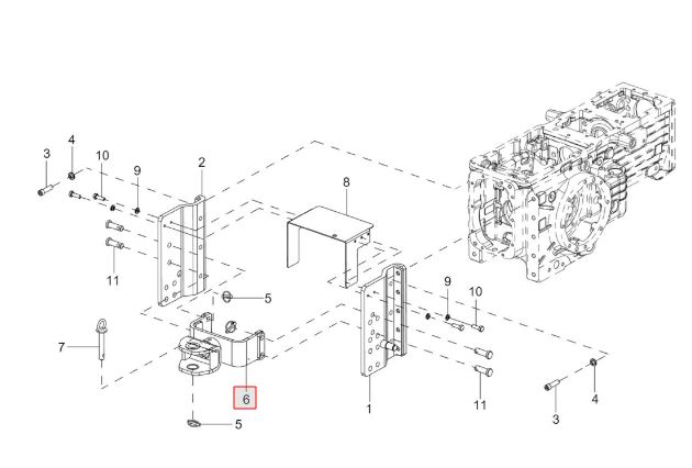 Rotating trailor hook (World Trac Export)