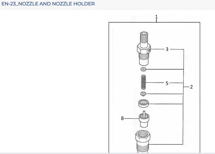 NOZZLE & HOLDER ASSY_MM435-94101