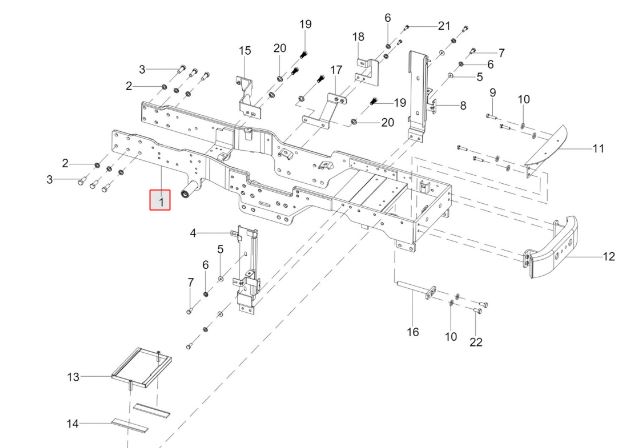 Front Axle BKT