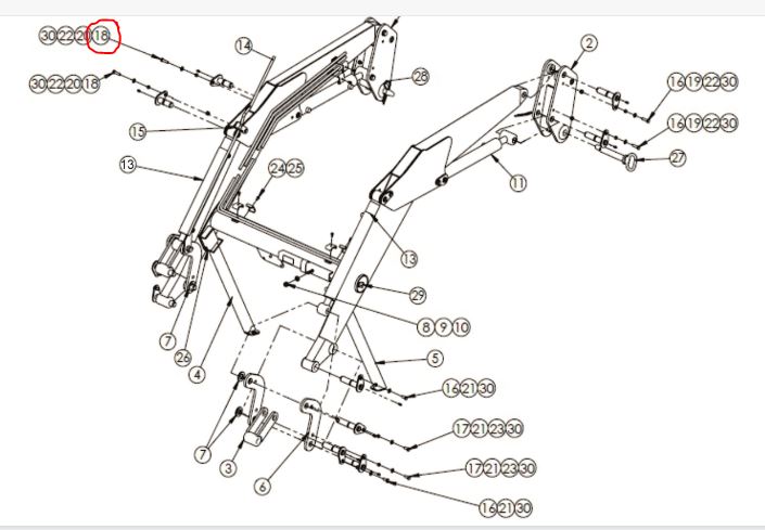 Greasable Pin Assembly 287