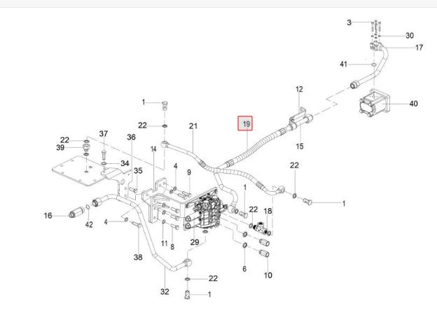 Sec Pipe Assembly from pump to MMV