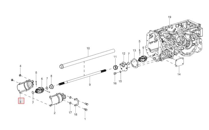UJ COVER 4WD FRONT RH