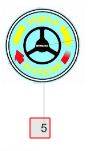 STICKER POWER STEERING