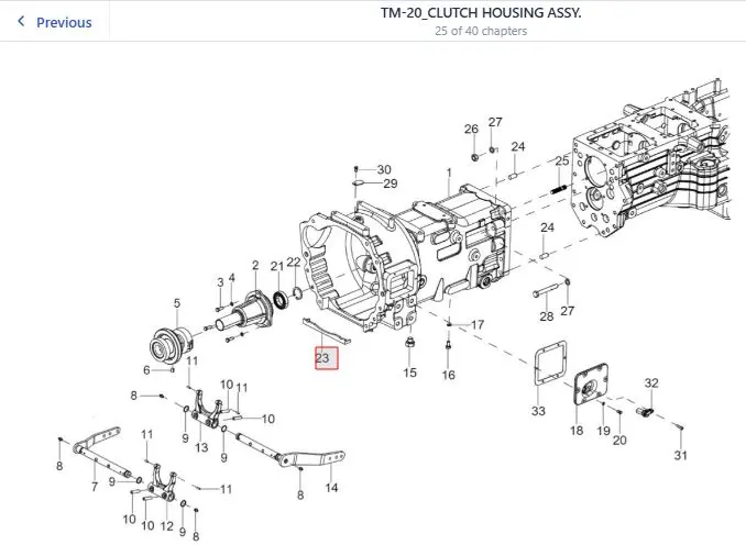 GASKET FOR BELL HOUSING