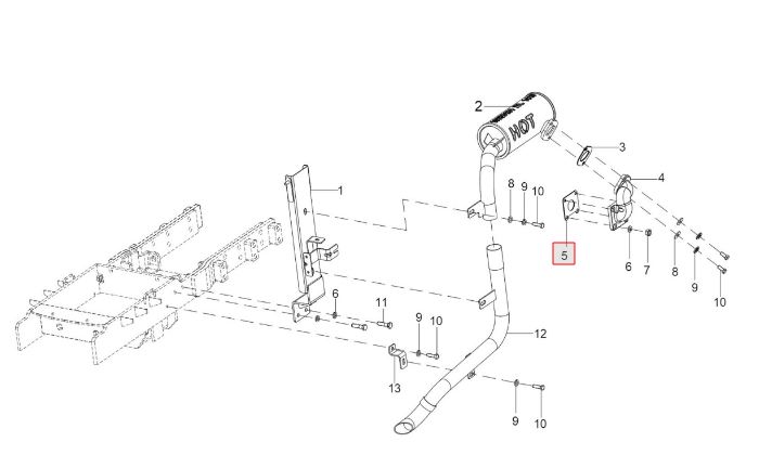 GASKET FOR EXHAUST