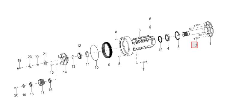 REAR WHEEL BOLT