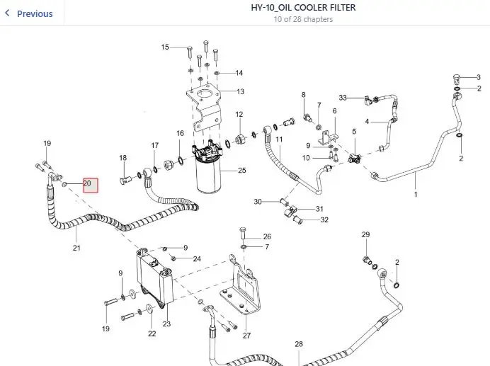 O-RING (FOR CONTROL VALVE)