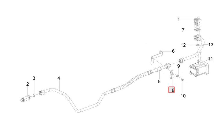CURVE CLAMP FOR 20OD METTALIC PIPE