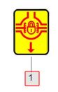 STICKER FOR DIFF. LOCK