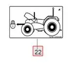 STICKER FOR BONNET LOCK OPEN DECK