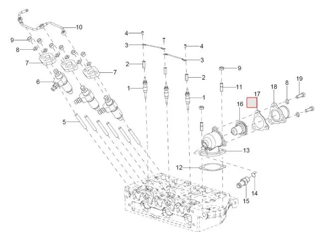 GASKET THERMOSTAT ADAPTOR