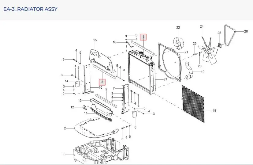 FOAM RADIATOR SEALING(FOR SOLIS60)