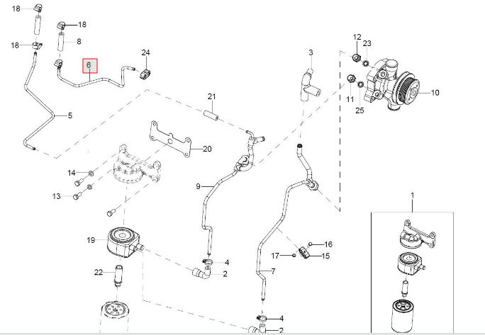 WATER PIPE EGR VALVE OUTLET