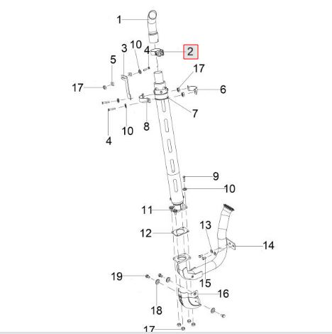 CLAMP FOR EXHAUST                                  