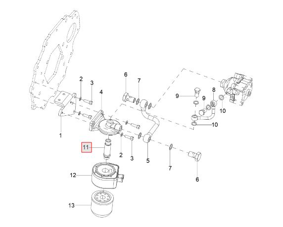 PLUG OIL COOLER