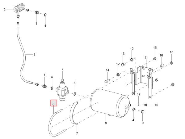 BAR CLAMP FOR SOLIS 50