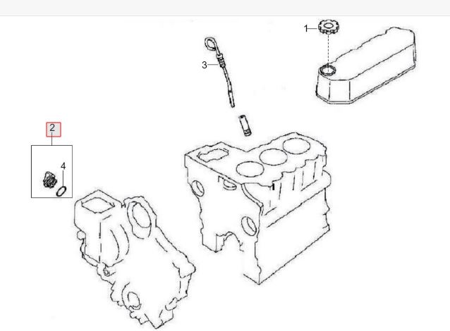 CAP ASSY, OIL FILLER(30N4200020)