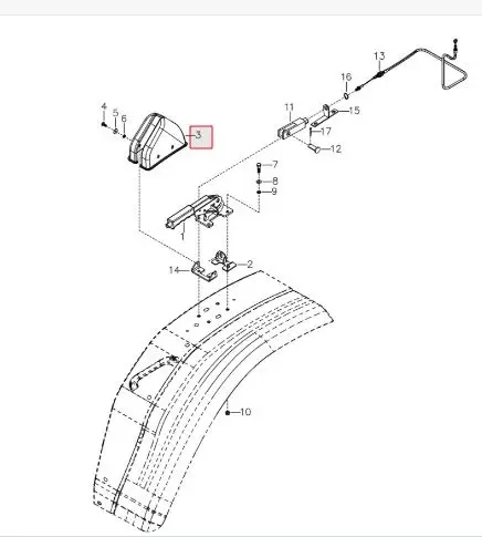 PARKING BRAKE SOLIS-20 AND 26