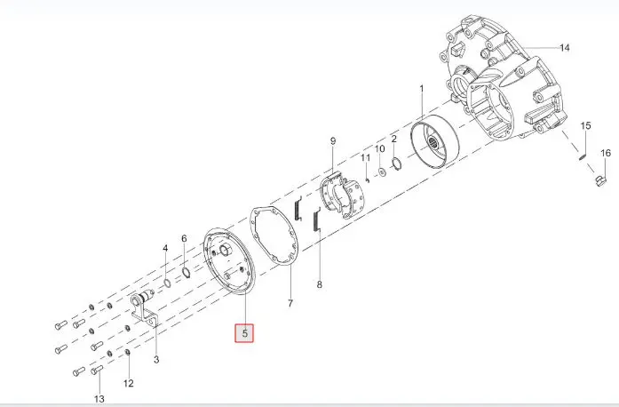 Brake cover Assy (L)