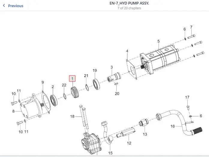 GEAR HYD. PUMP (IH)