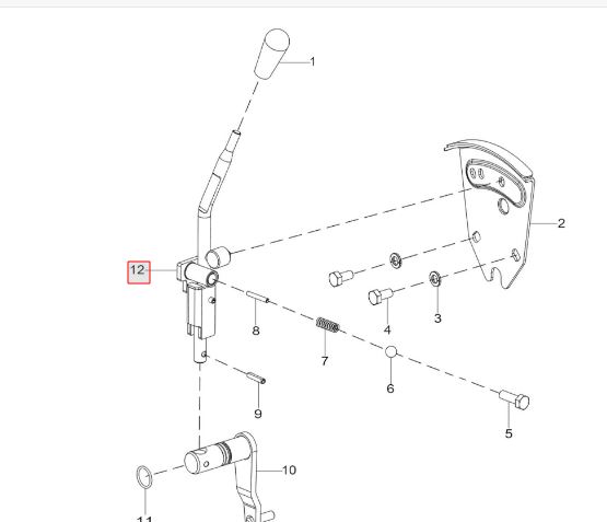 LEVER PTO