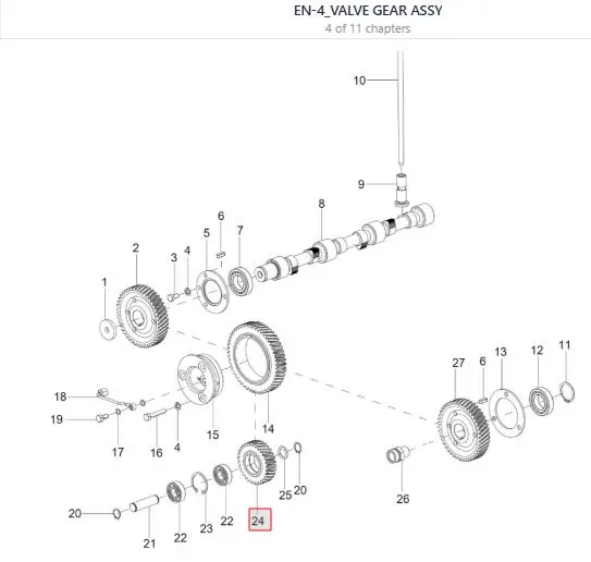 BOTTOM INTERMEDIATE GEAR