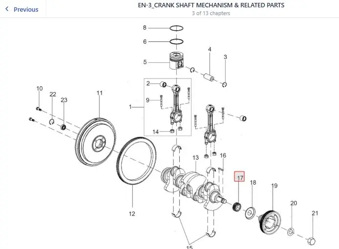 TIMING GEAR_CRANK dia35 (IH)