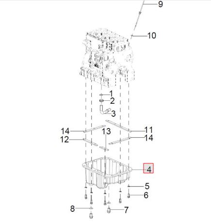 OIL PAN 3 cyl.