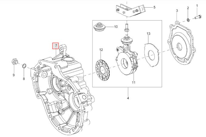 BRAKE COVER RIGHT (FINISH)                         