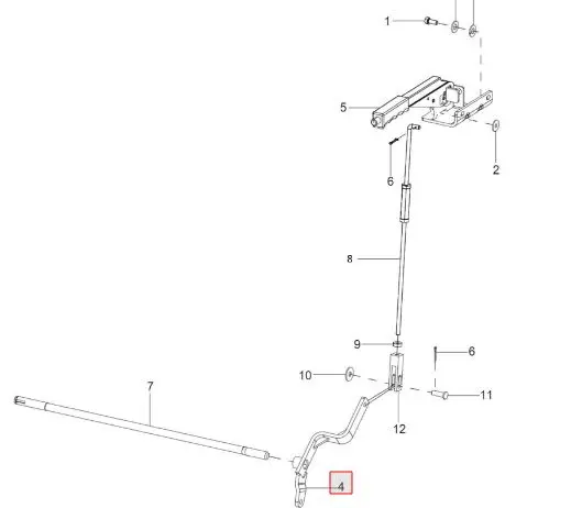 SHAFT AND BASIC LEVER ASSY