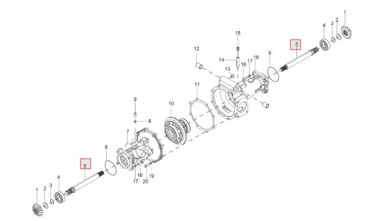 FRONT AXLE SHAFT
