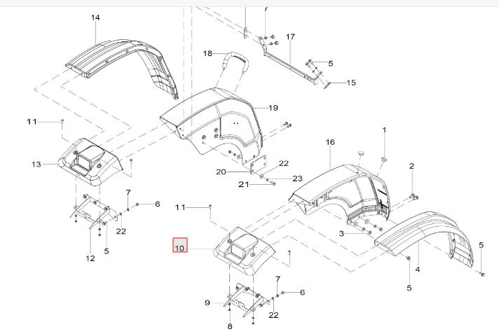 REAR FLAP RH