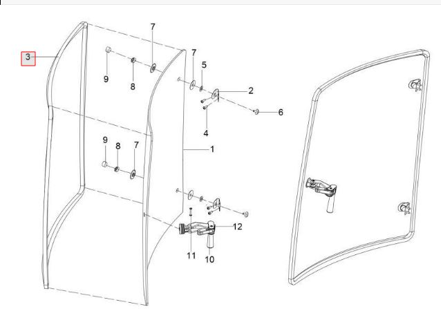 DOOR GLASS BEADING