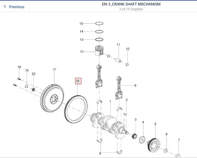 RING GEAR (FLY WHEEL)