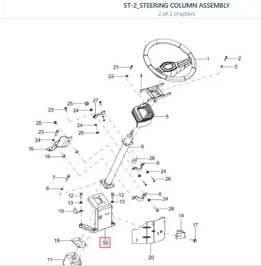 ZF MOUNTING BKT (PS) - FINISH