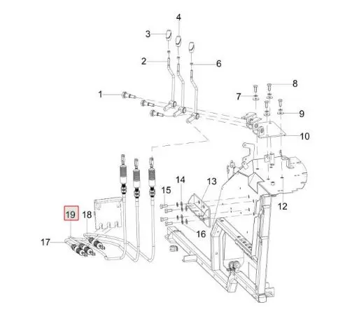 PULL PUSH CABLE ASSY DCV 2 SOLIS60