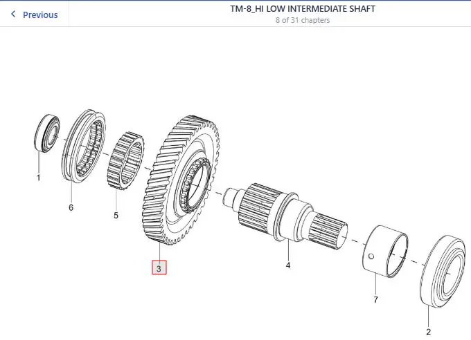 DOG CLUTCH GEAR ASSY Z-44