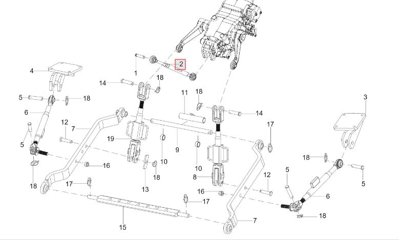 TOP LINK ASSY