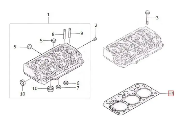 10054825AA HEAD GASKET