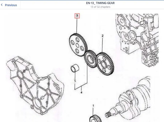 GEAR, INJECTION PUMP_31A23-00800