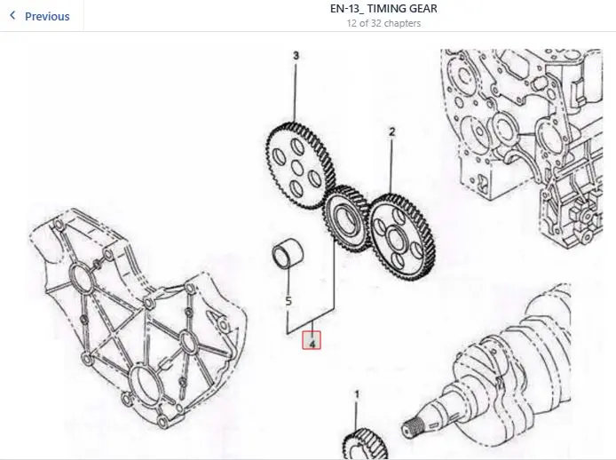 GEAR ASSY, IDLER_31A23-01023