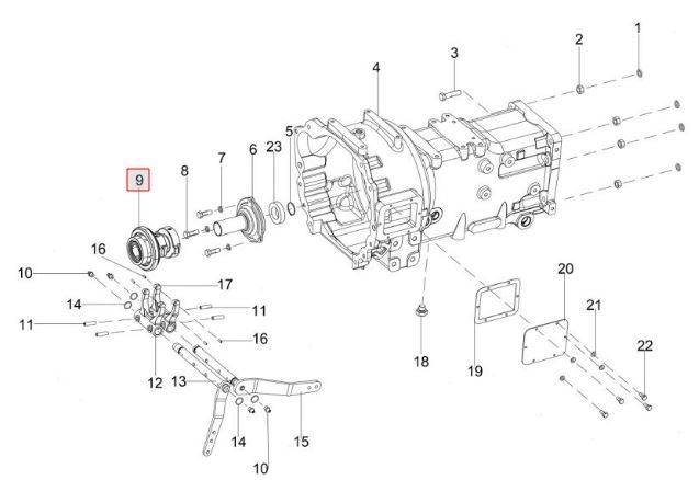 ANGULAR CONTACT CLUTCH RELEASE ASSY.