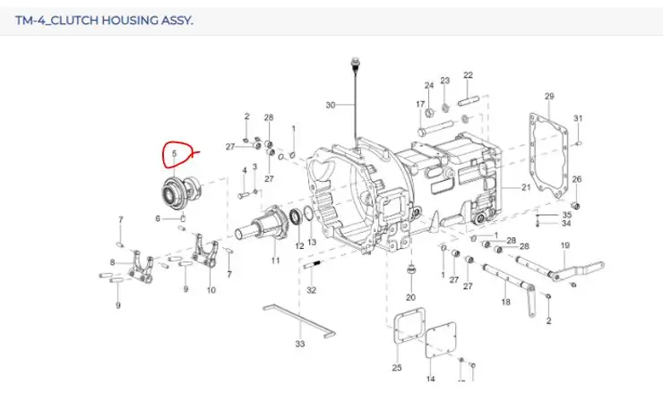 ANGULAR CONTACT CLUTCH RELEASE ASSY.