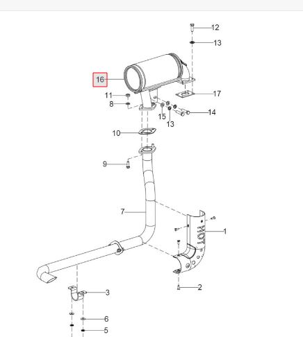 UNDERHOOD SILENCER FOR SOLIS 60