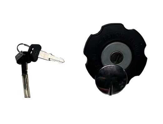 Fuel tank cap with key