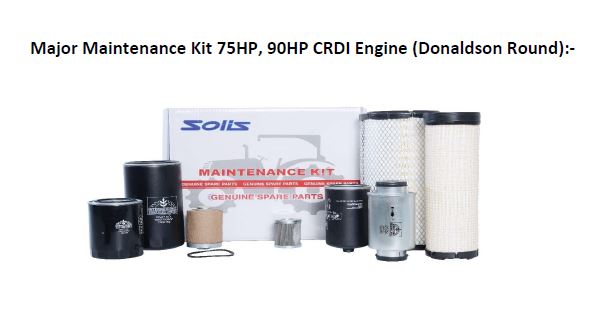 Major Maintenance Kit 75HP, 90HP CRDI Engine (Donaldson Round):-