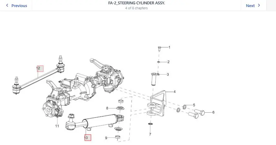 STEERING CYLINDER